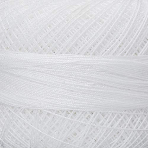 Handy Hands Lizbeth Egyptian Cotton Crochet Thread, Tatting Thread, and Knitting Lace Thread Lace Size 80 (10 grams 184 yards) – HH80601, Snow White - Image 2