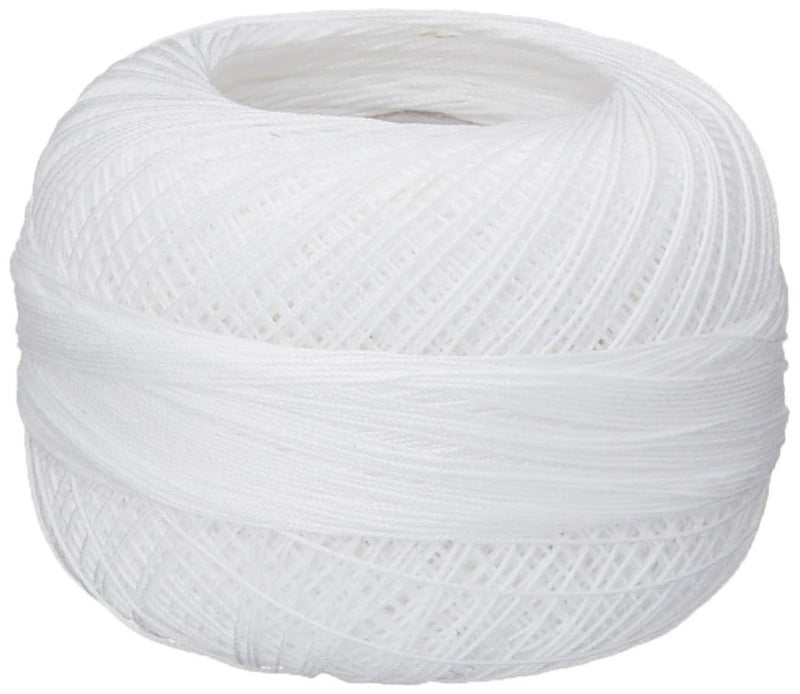 Handy Hands Lizbeth Egyptian Cotton Crochet Thread, Tatting Thread, and Knitting Lace Thread Lace Size 80 (10 grams 184 yards) – HH80601, Snow White - Image 3