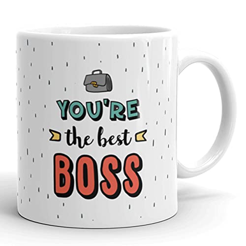 Oye Happy - Best Boss Ceramic Premium Mug for Boss/CEO/Manager - Image 1
