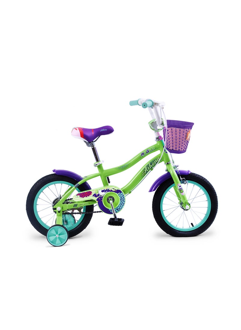 MOGOO Athena 14 Inch Bicycle - Dark Green  - Image 1