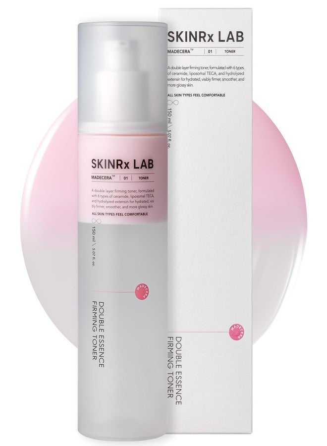 BEISIKS تونر SKINRxLAB MadeCera كريم مزدوج لتقوية البشرة - تونر ترطيب مزدوج مع بروتين الحليب، السيراميد والبنثينول - يعزز المكياج لبشرة ناعمة، 5.07 أونصة سائلة. - Image 1