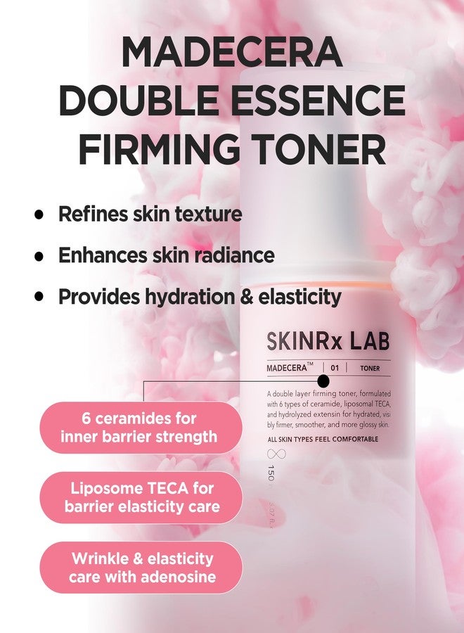 BEISIKS تونر SKINRxLAB MadeCera كريم مزدوج لتقوية البشرة - تونر ترطيب مزدوج مع بروتين الحليب، السيراميد والبنثينول - يعزز المكياج لبشرة ناعمة، 5.07 أونصة سائلة. - Image 2