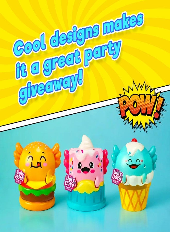 جا-رو لعبة JA-RU جامبو فومية سمندل أكسولوتل سموشي فودي (6 سمندل أكسولوتل متنوعة) لعبة خفيفة إسفنجية لطيفة وقبيحة للأولاد والبنات. لعبة فيدجيت بطيئة الإطلاق للأطفال والمراهقين والبالغين. هدية حفلات سناكسولوتل قابلة للتجميع. 4740-6 - Image 5