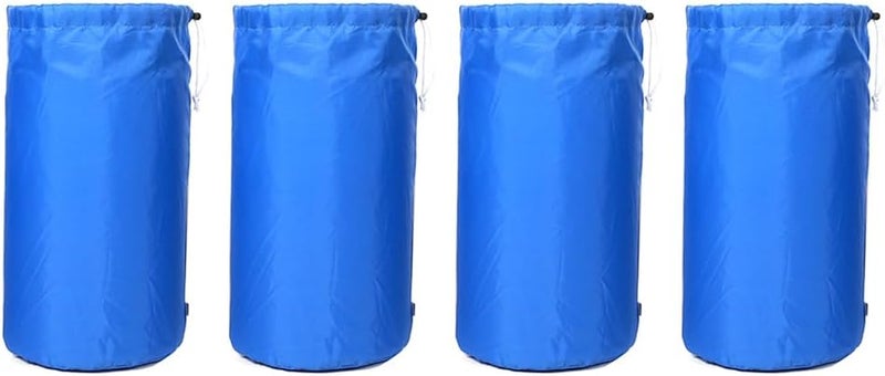 EZK 210 Denier Compression Stuff Sacks, Drawstering Sleeping Bags Storage Organizer with Bottom Handle, Water-Resistant for Camping, Hiking, Backpacking, 4 Sizes,4 Pack, Royal Blue. - Image 1
