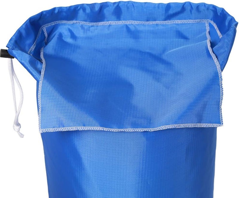 EZK 210 Denier Compression Stuff Sacks, Drawstering Sleeping Bags Storage Organizer with Bottom Handle, Water-Resistant for Camping, Hiking, Backpacking, 4 Sizes,4 Pack, Royal Blue. - Image 4
