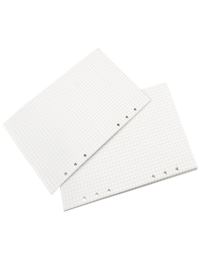 JAPCHET 800 Sheets A5 Grid Refill Paper Graph Paper Squared Grid Planner Insert 6 Hole Punched for 5.6 x 8.3 Inch Notebook, 100 Gsm - Image 4