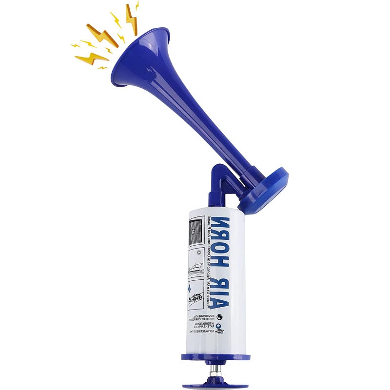 Ouffun Boat Air Horn Handheld Signal Boat Horn Bear Horn Self Defense Aluminum Super Loud Noise Makers Air Pump Sports And Marine Signal Safety Alarm Horns for Boating Sports Events Birthday Parties - Image 2