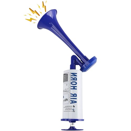 Ouffun Boat Air Horn Handheld Signal Boat Horn Bear Horn Self Defense Aluminum Super Loud Noise Makers Air Pump Sports And Marine Signal Safety Alarm Horns for Boating Sports Events Birthday Parties - Image 1
