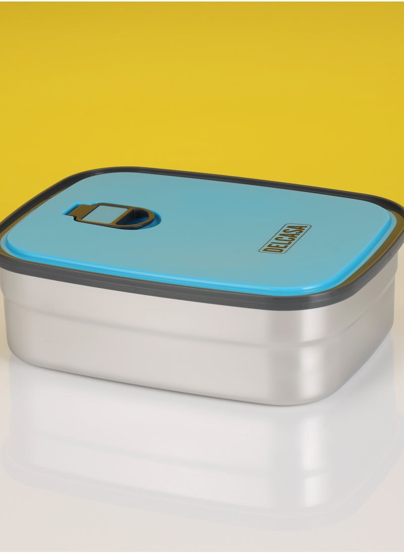 DELCASA Delcasa 680ML Stainless steel box Food Container lunch box DC2338 with polymer vent hole Lid  - Image 4