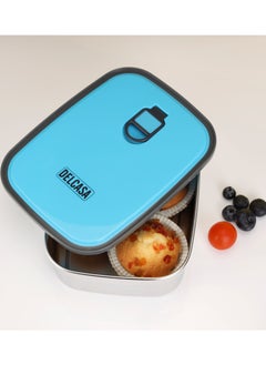 DELCASA Delcasa 680ML Stainless steel box Food Container lunch box DC2338 with polymer vent hole Lid  - Image 5