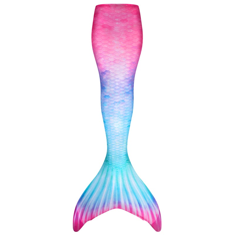 general Kids and Adult Mermaid Tail Swimming Costume Polyester Print Design - Image 2