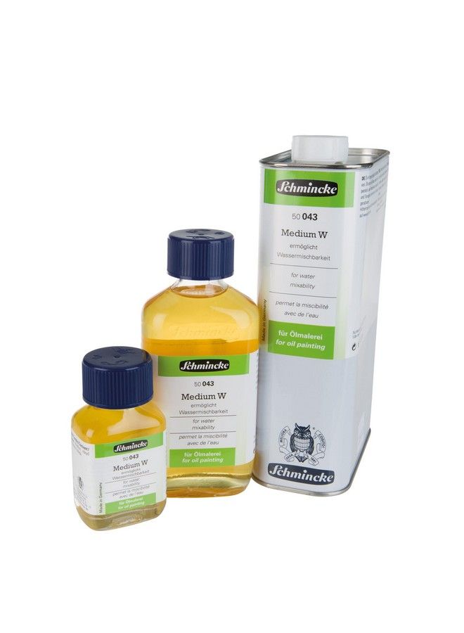 Schmincke سائل متوسط W 60 مل 50043025 يجعل ألوان الزيت قابلة للخلط مع الماء يزيد اللمعان والشفافية عديم اللون - Image 3