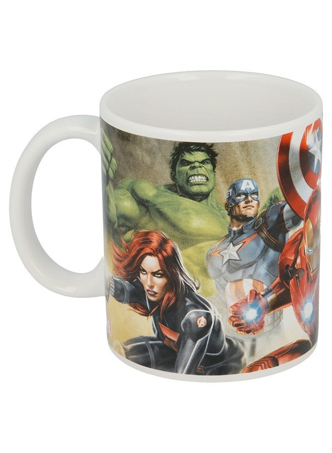STOR Marvel Mug Ceramic 325Ml Avengers Dust With Handle| Set Of 1 Pcs Tea/Coffee Round Shape| Microwave & Dishwasher Safe, Freezer Safe | Ideal For Daily Use Coffee, Tea,Color Multicolor - Image 2