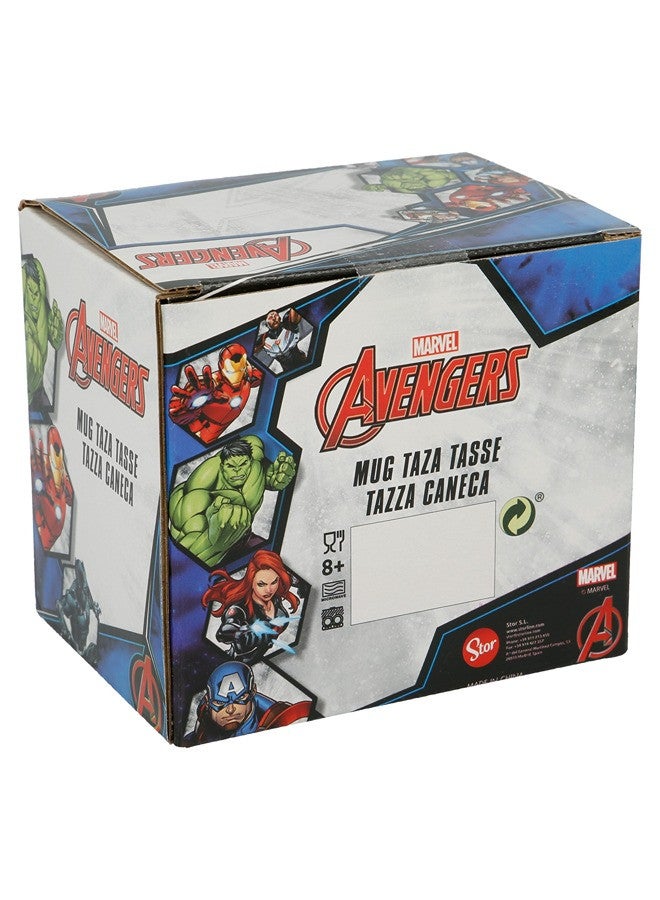 STOR Marvel Mug Ceramic 325Ml Avengers Dust With Handle| Set Of 1 Pcs Tea/Coffee Round Shape| Microwave & Dishwasher Safe, Freezer Safe | Ideal For Daily Use Coffee, Tea,Color Multicolor - Image 3