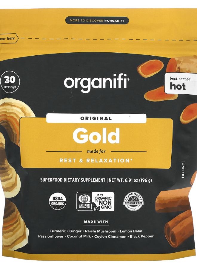 Organifi - Original Gold Superfood Supplement 6.91 oz (196 g) - Image 1