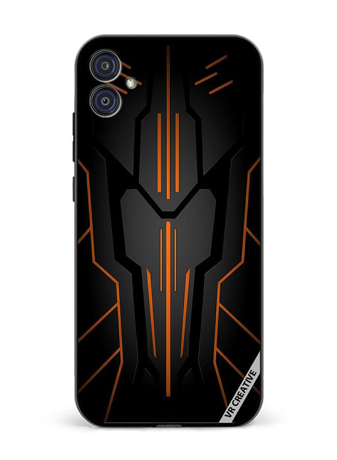 VR CREATIVE Protective Case Cover For Samsung Galaxy M04/F04 Black Sark Design Multicolour - Image 1