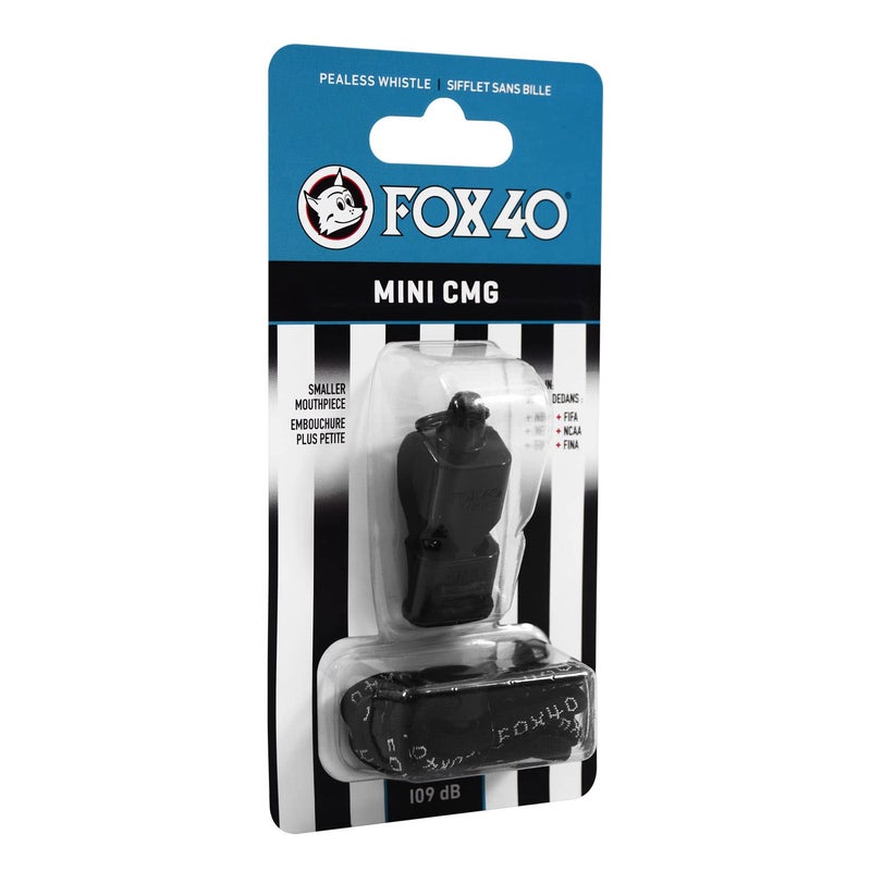 Fox 40 2300010 Mini Official Plastic Whistle (Black) - Image 2