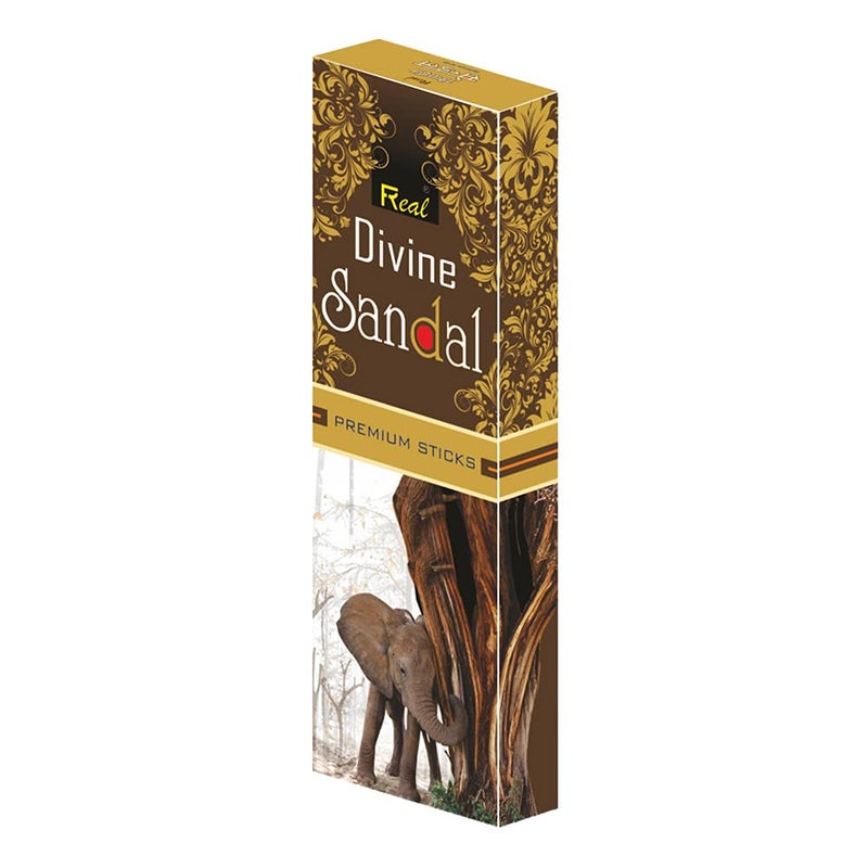 Real Real Premium Incense Sticks/Scented Agarbatti Combo of 3 Different Fragrances (Sandal Mogra Rose) Mainly Used for Pooja|Meditation|Relaxation|Yoga|Aromatic Environment Pack of 3(100gm Each) - Image 2