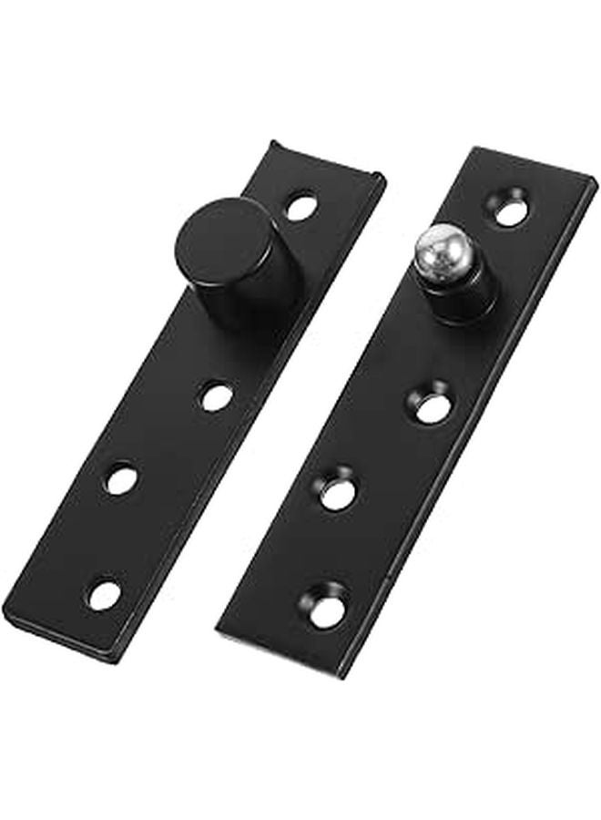 Heavy Duty 360 Degree Stainless Steel Invisible Pivot Door Hinge Matte Black Finish - Image 1