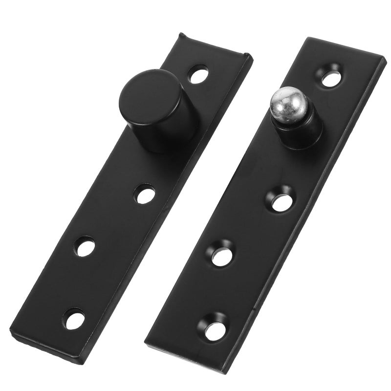 Heavy Duty 360 Degree Stainless Steel Invisible Pivot Door Hinge Matte Black Finish - Image 2