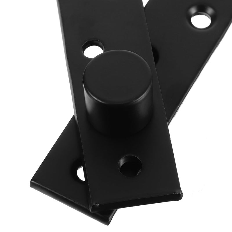 Heavy Duty 360 Degree Stainless Steel Invisible Pivot Door Hinge Matte Black Finish - Image 4