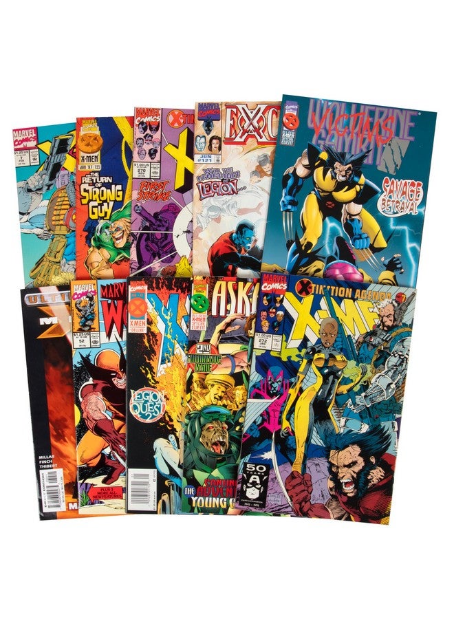 أس سي أس دايركت مجموعة هدايا Marvel X-men Ultimate Comic Book - 10 إصدارات مختلفة مخصصة لـ XMEN فقط - مناسبة للأطفال/الكبار بدون أي حشو غير مناسب - مجموعة عطلة عيد الميلاد الغريبة لأي لعبة بطل خارق أو محبي الروايات المصورة - Image 1