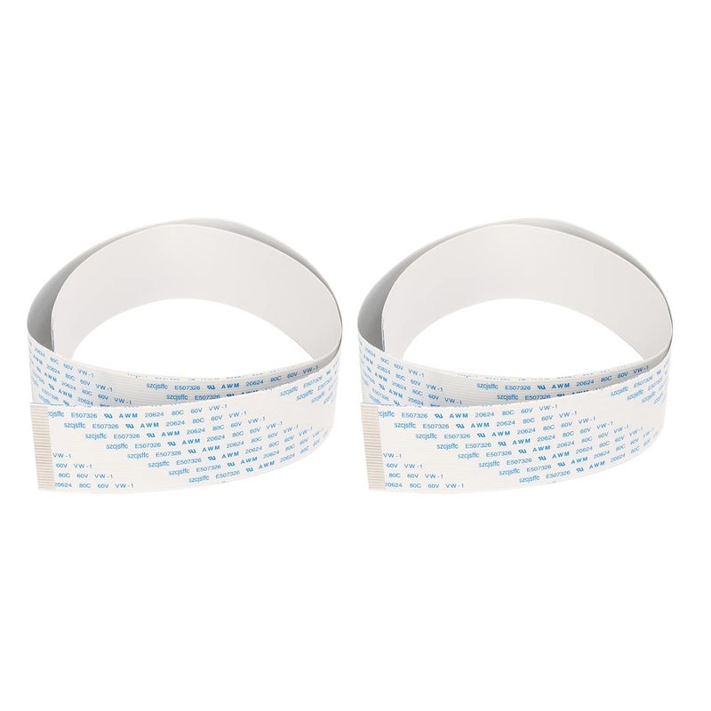 2Pcs Printer Flexible Flat Cable for XP600 - High Softness, Fast Transmission, FFC Flexible Ribbon Cable for Printers, and Easy Installation (150cm) - Image 1