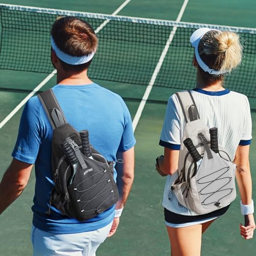 G4Free Pickleball Bag Crossbody Sling Bag for Men Women Pickleball Backpack Pickle Ball Paddle Bag for Sports - Image 3