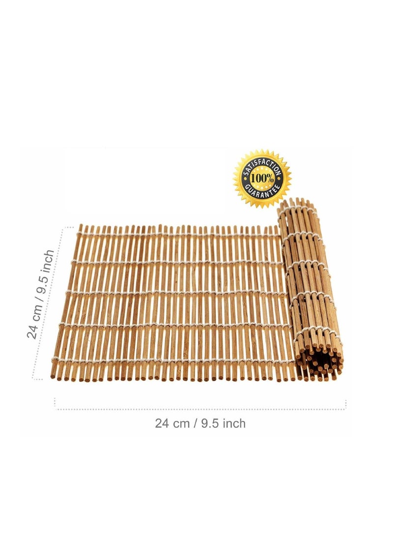 Jinou - Sushi Making Kit - Made With Top Notch Quality Bamboo Material - Sushi Maker All-In-One PackageWith Premium Quality Bag For Easy Storage (7 Pcs Set) - Image 1