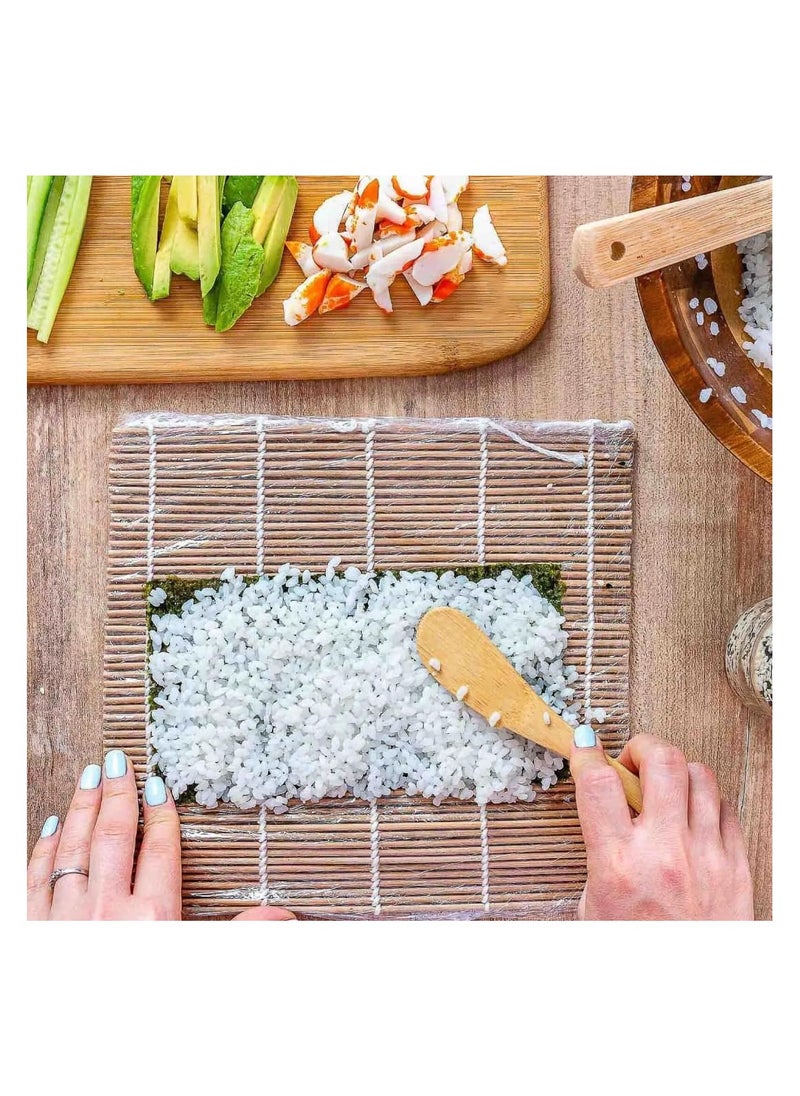 Jinou - Sushi Making Kit - Made With Top Notch Quality Bamboo Material - Sushi Maker All-In-One PackageWith Premium Quality Bag For Easy Storage (7 Pcs Set) - Image 1