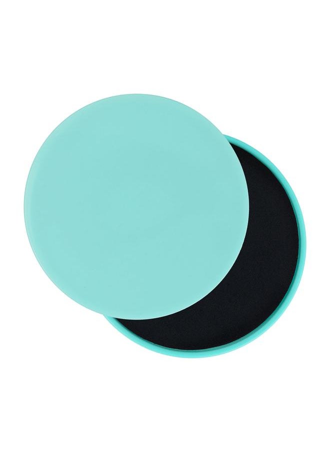 2PCS Exercise Sliding Gliding Disc Fitness Core Slider Sport Full Body Workout (light green)