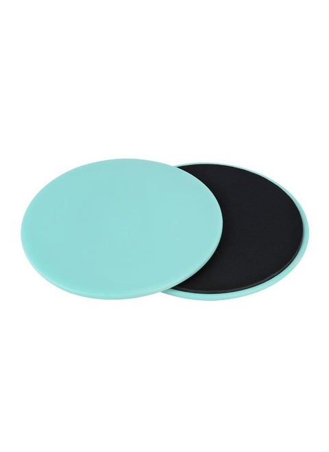 2PCS Exercise Sliding Gliding Disc Fitness Core Slider Sport Full Body Workout (light green)