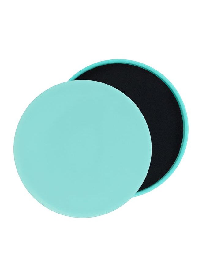 2PCS Exercise Sliding Gliding Disc Fitness Core Slider Sport Full Body Workout (light green)