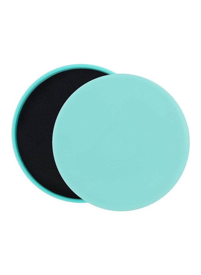 2PCS Exercise Sliding Gliding Disc Fitness Core Slider Sport Full Body Workout (light green)
