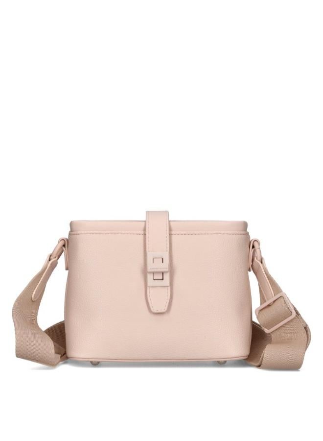 David Jones David Jones Shoulder Bag for Women, faux Leather Hobo Crossover Fashion Handbag Purse Color OATMEAL BEIGE - Image 1
