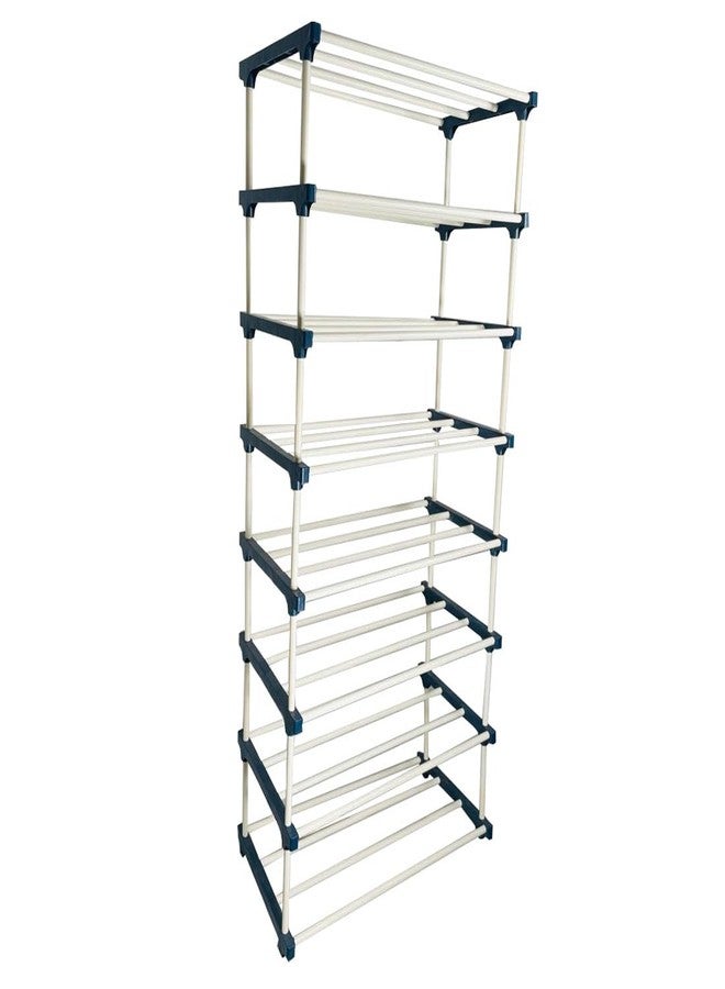 DEMARK 8 Layer Plastic Book Shelf Tall Narrow Storage Rack for Kids and Adults Modern Bookshelf Unit for Nursery, School, Home, and Office, Floor Mount Open - Image 5