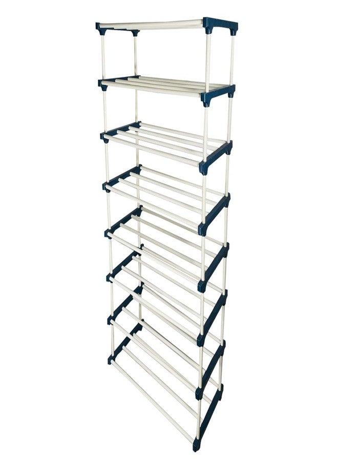 DEMARK 8 Layer Plastic Book Shelf Tall Narrow Storage Rack for Kids and Adults Modern Bookshelf Unit for Nursery, School, Home, and Office, Floor Mount Open - Image 3