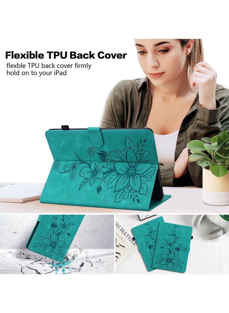 general Tablet Case Compatible with IPad Pro 11 Inch 2024 (5th Gen),Business Leather Tablet Case,with Credit Card Slot and Pen Slot - Image 5