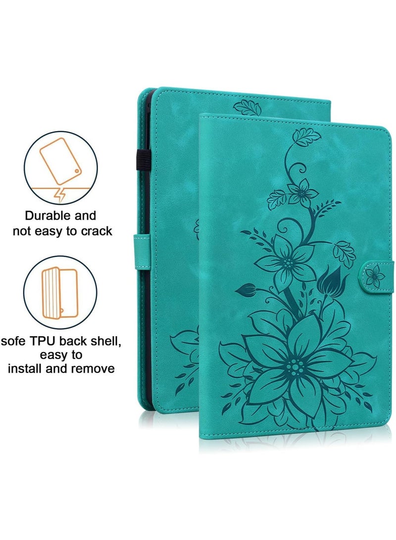 general Tablet Case Compatible with IPad Pro 11 Inch 2024 (5th Gen),Business Leather Tablet Case,with Credit Card Slot and Pen Slot - Image 3