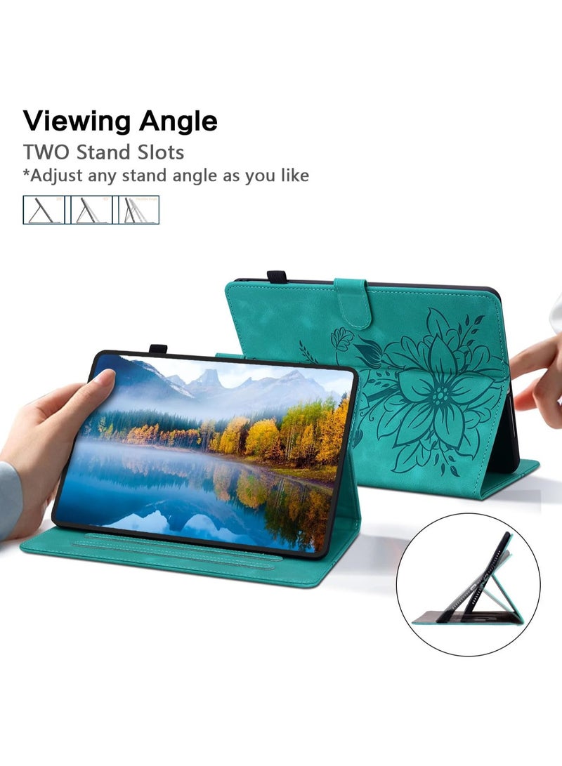 general Tablet Case Compatible with IPad Pro 11 Inch 2024 (5th Gen),Business Leather Tablet Case,with Credit Card Slot and Pen Slot - Image 4