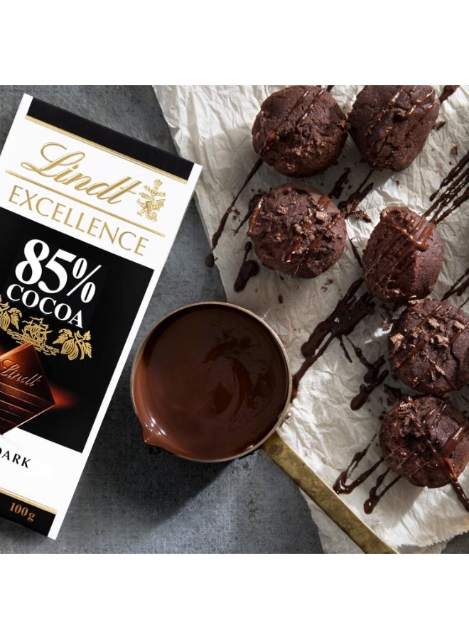 Lindt Excellence Rich Dark 85% Cocoa 100grams - Image 3