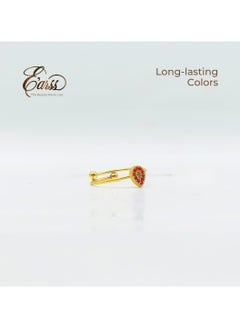 Droplet Zirconia Red Ring | Stainless Steel | 18K Gold Plated - pzsku/Z00BB80C3164075167318Z/45/_/1737790541/aaba1e91-35b2-4dca-97ab-e39603606a78