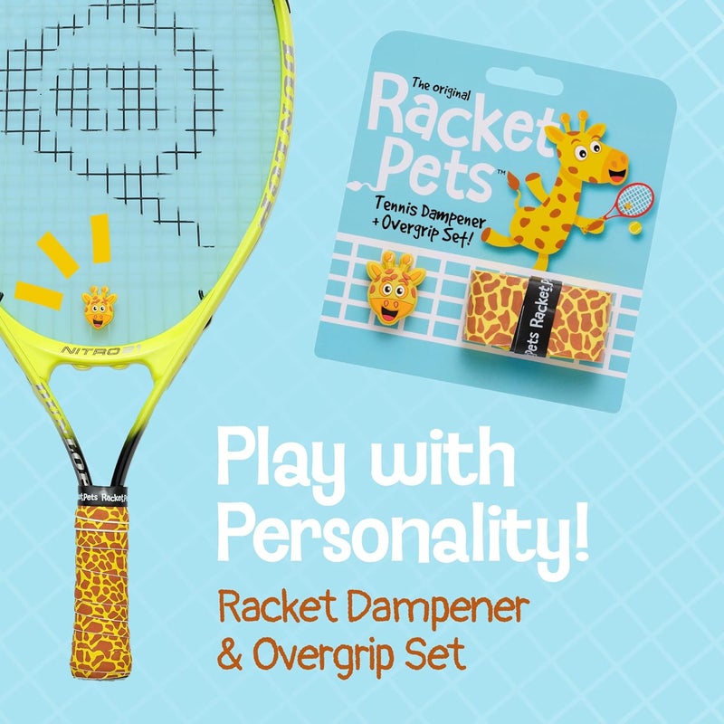 Racket Pets Kids Tennis Racket Dampener & Matching Overgrip Tape, Performance Shock Absorbing Dampener for Tennis Racket - Image 2