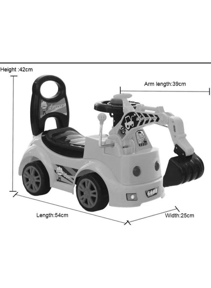 Excavator Car, Construction Vehicle, Super Explorer, Children's Toys, Shoes, Power, Excavator, Multifunctional Boxes, Children's, Toys, Garden, Sand, Car Tools, Construction Vehicle for 2 Years Old  - Image 4