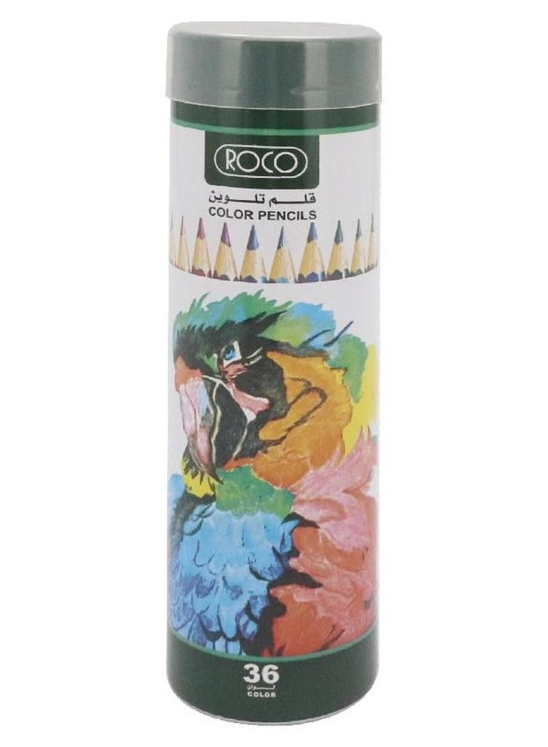 ROCO 36-Piece Color Pencil Set Multicolour - Image 1