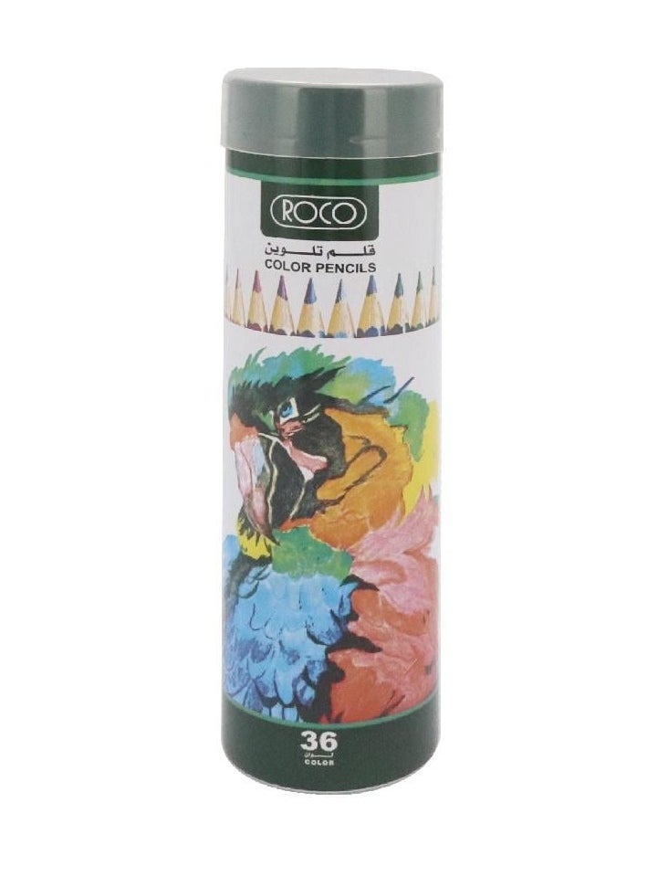 ROCO - 36-Piece Color Pencil Set Multicolour - Image 1