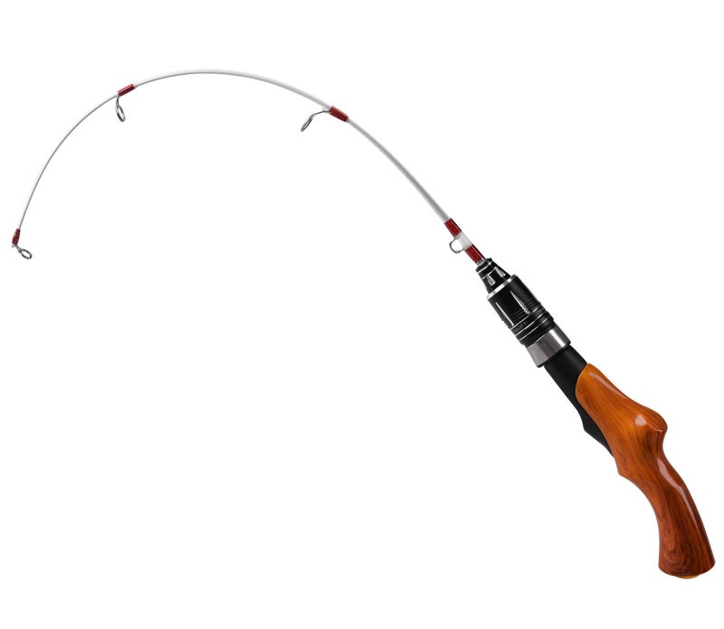 JSHANMEI Ice Fishing Rod Portable Lightweight Spinning Rod Ice Fishing Pole Winter Ice Fishing Gear for Trout Walleye Perch Panfish Crappie - Image 1