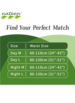 nateen Nateen Hospeen Adult Diapers,Period Pants for Sanitary Protection,Medium,Waist Size 60-110cm,20 Count Night Unisex Adult Pull Ups,Panty Style Sanitary Pads for Women,Super Soft Fit.  - Image 4