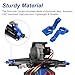 CrazyHobby Aluminum Rear Stub Axle Carriers with Ball Bearings Upgrade Parts for 110 Traxxas Slash 2WD Stampede Rustler VXL Replaces 3752 Blue - Image 4