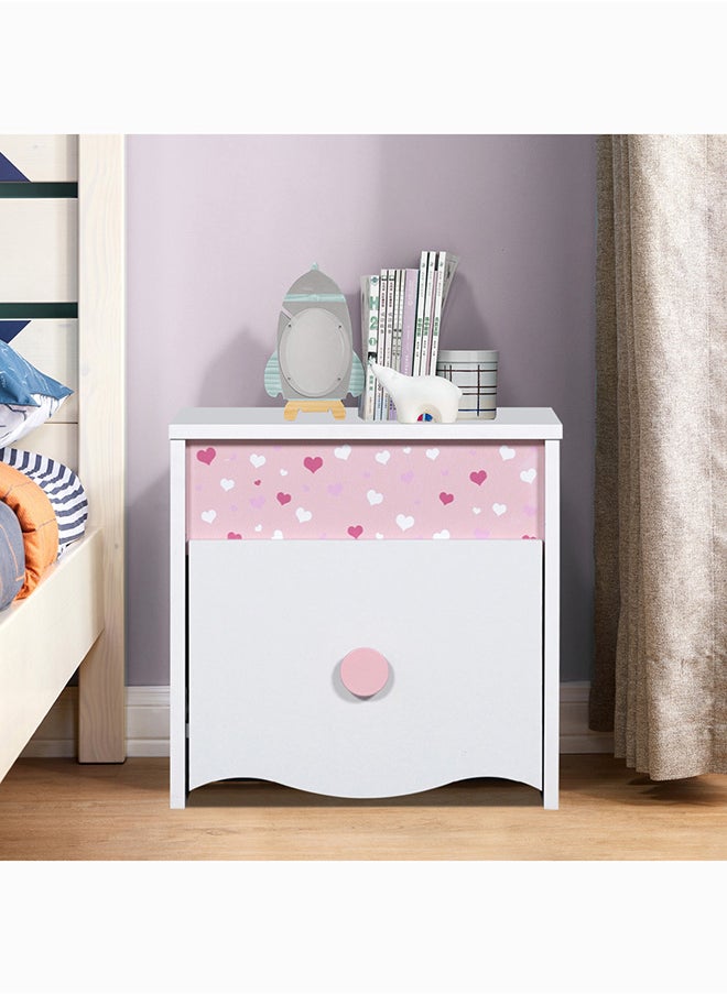 Home Box Elsa 1-Drawer Nightstand 40 x 38 x 40 cm  - Image 1